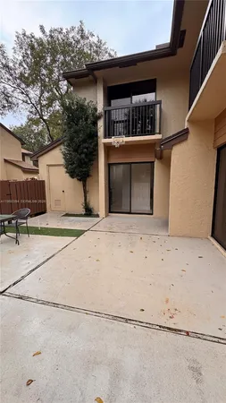 a house with a outdoor space