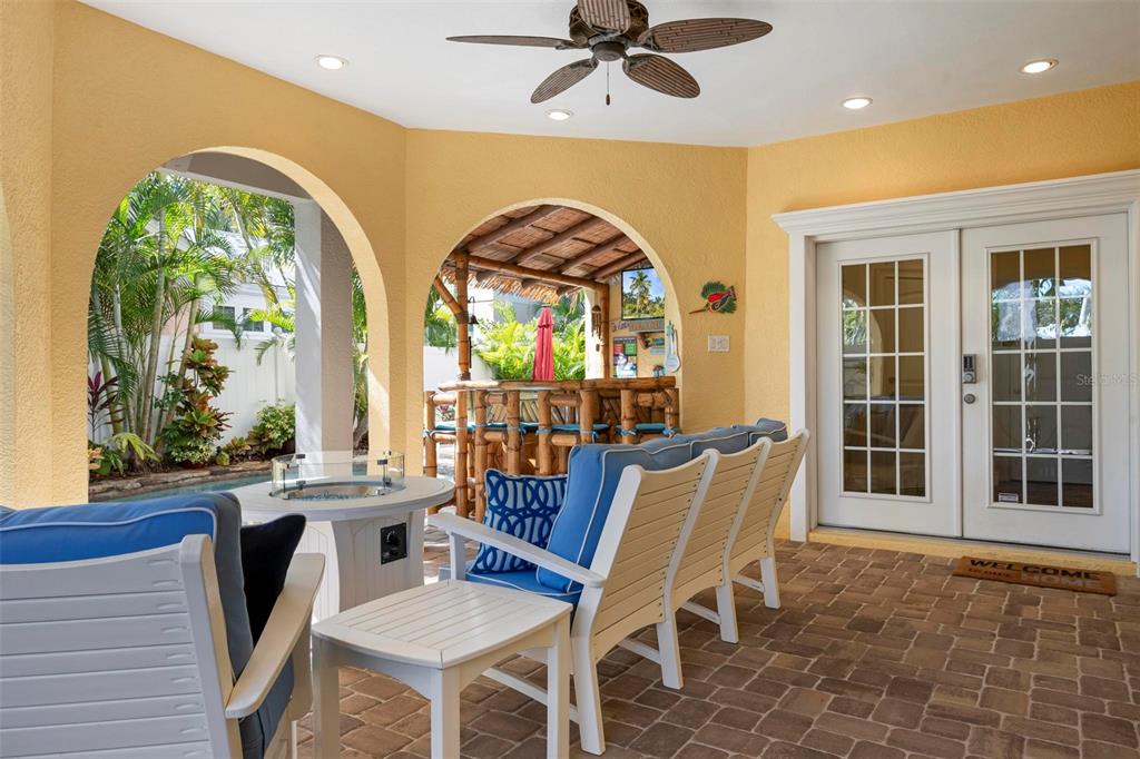 106 79th Street Holmes Beach, FL 34217 - Photo 64 of 98 a view of a dining room with furniture and a large window