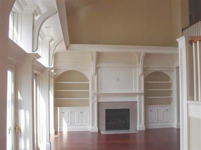 Undisclosed Address Marstons Mills, MA 02648 - Photo 5 of 11 a view of a livingroom with wooden floor and a fireplace