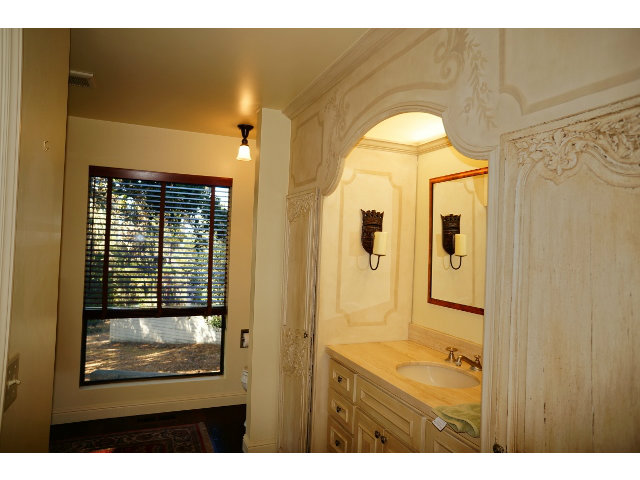 139 Littlefield Road Monterey, CA 93940 - Photo 9 of 18 a bathroom with a glass door shower and a sink