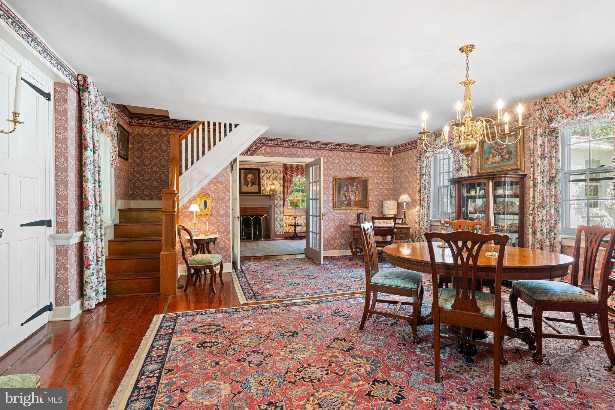 801 Cox Road Moorestown, NJ 08057 - Photo 14 of 110 a dining room with furniture window and wooden floor