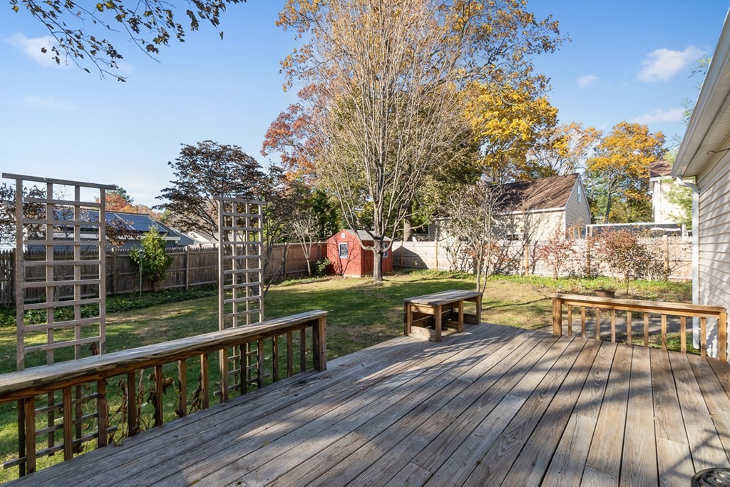 2 Craft Road Natick, MA 01760 - Photo 38 of 42 a view of a deck with wooden floor and outdoor seating
