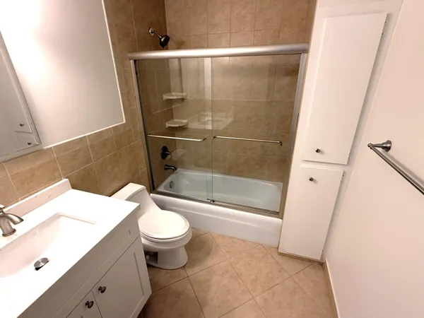 a view of small space with racks on the wall