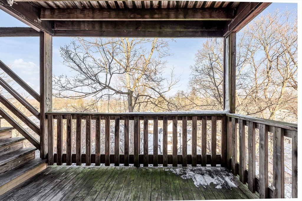 92 Woodside Terrace, Unit 3R Springfield, MA 01108 - Photo 33 of 42 a view of a wooden balcony