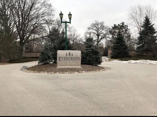 a view of street with a yard