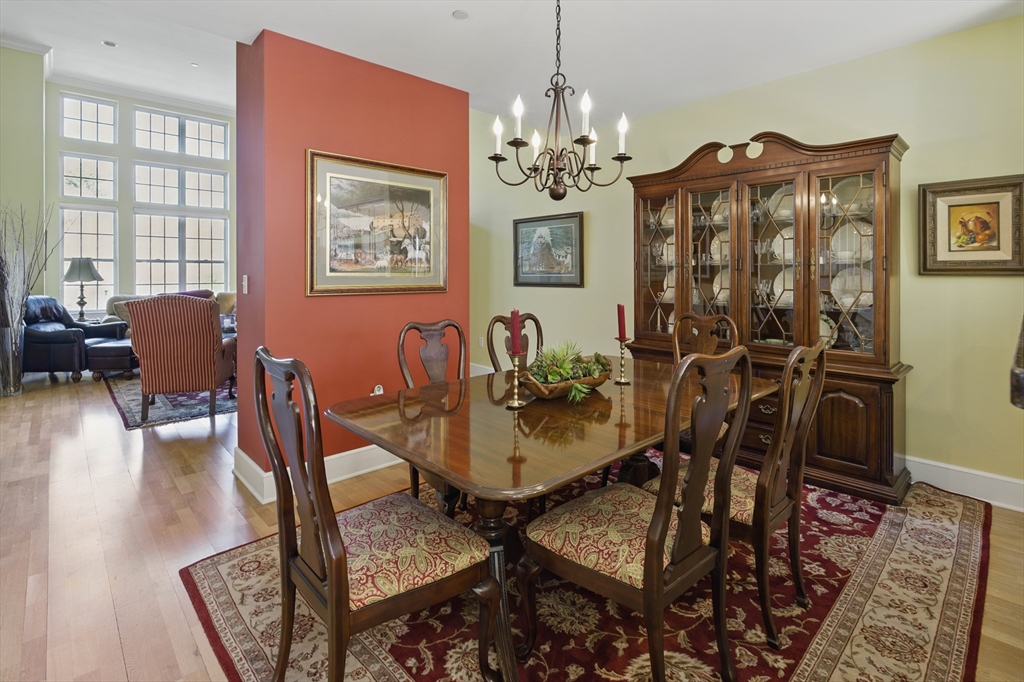 2 Powder Mill Square, Unit 2B Andover, MA 01810 - Photo 7 of 31 a view of a dining room with furniture window and wooden floor