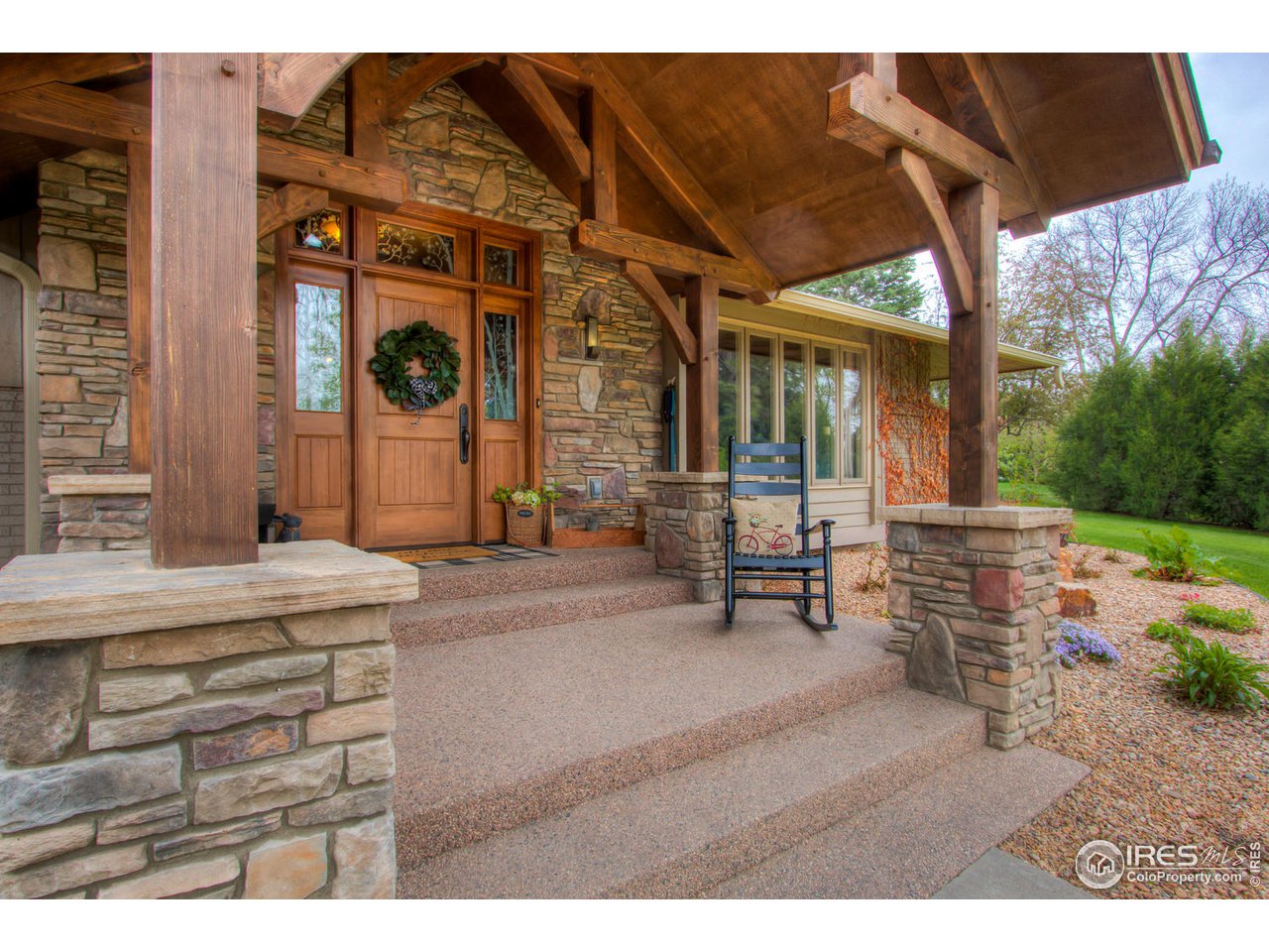3616 Terry Ridge Road Fort Collins, CO 80524 - Photo 1 of 33 Colorado Lodge Style Entrance!