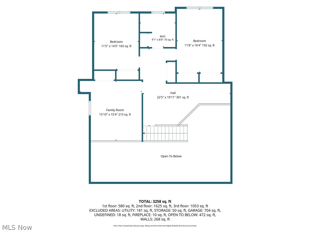 1057 Congress Lake Road Mogadore, OH 44260 - Photo 50 of 50 Upper level floor plan