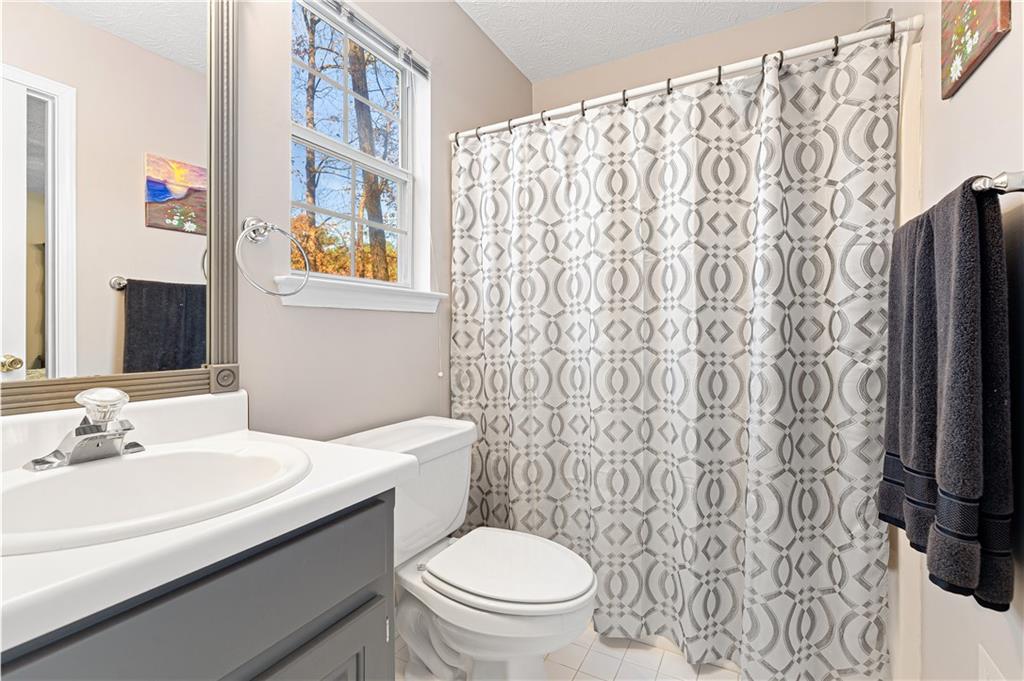 190 Timber Ridge Drive McDonough, GA 30252 - Photo 18 of 29 a bathroom with a sink toilet and a mirror