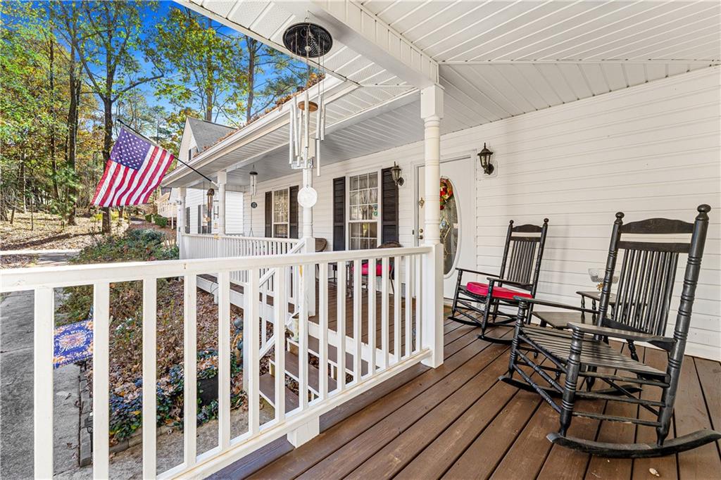 190 Timber Ridge Drive McDonough, GA 30252 - Photo 6 of 29 a view of a chairs on the deck