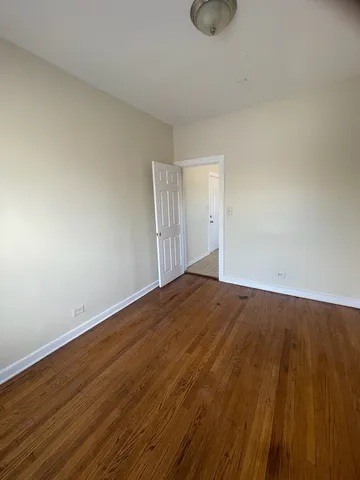 a view of small space with empty racks