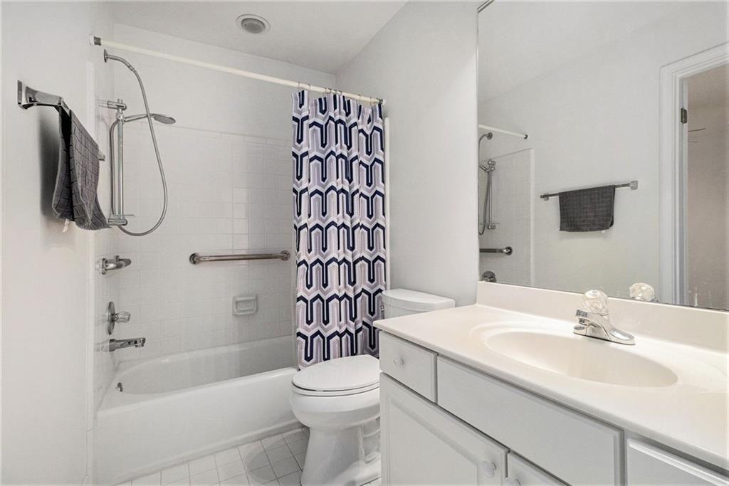 2653 Danforth Lane Decatur, GA 30033 - Photo 20 of 30 a bathroom with a sink a toilet and shower