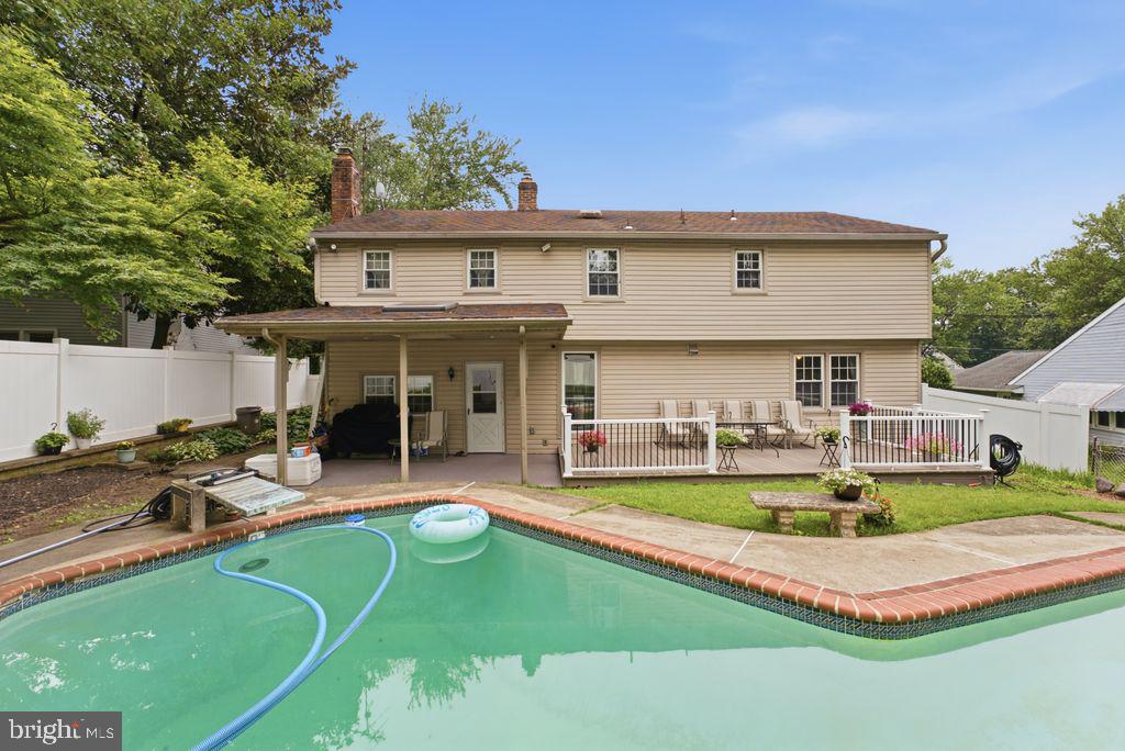 557 Covered Bridge Road Cherry Hill, NJ 08034 - Photo 20 of 43 Charming home with inviting poolside.