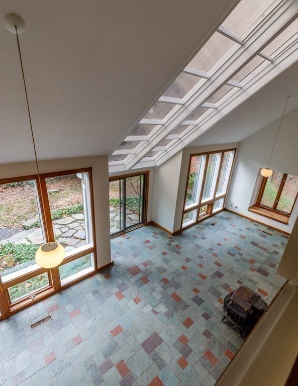 202 North Valley Road Pelham, MA 01002 - Photo 12 of 33 a view of an empty room and window