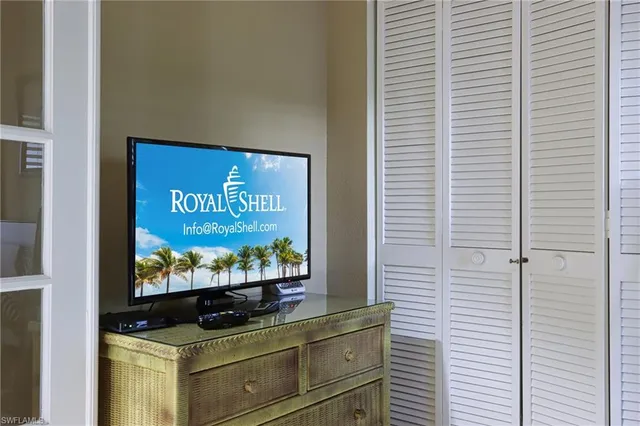 a flat screen tv on the wall