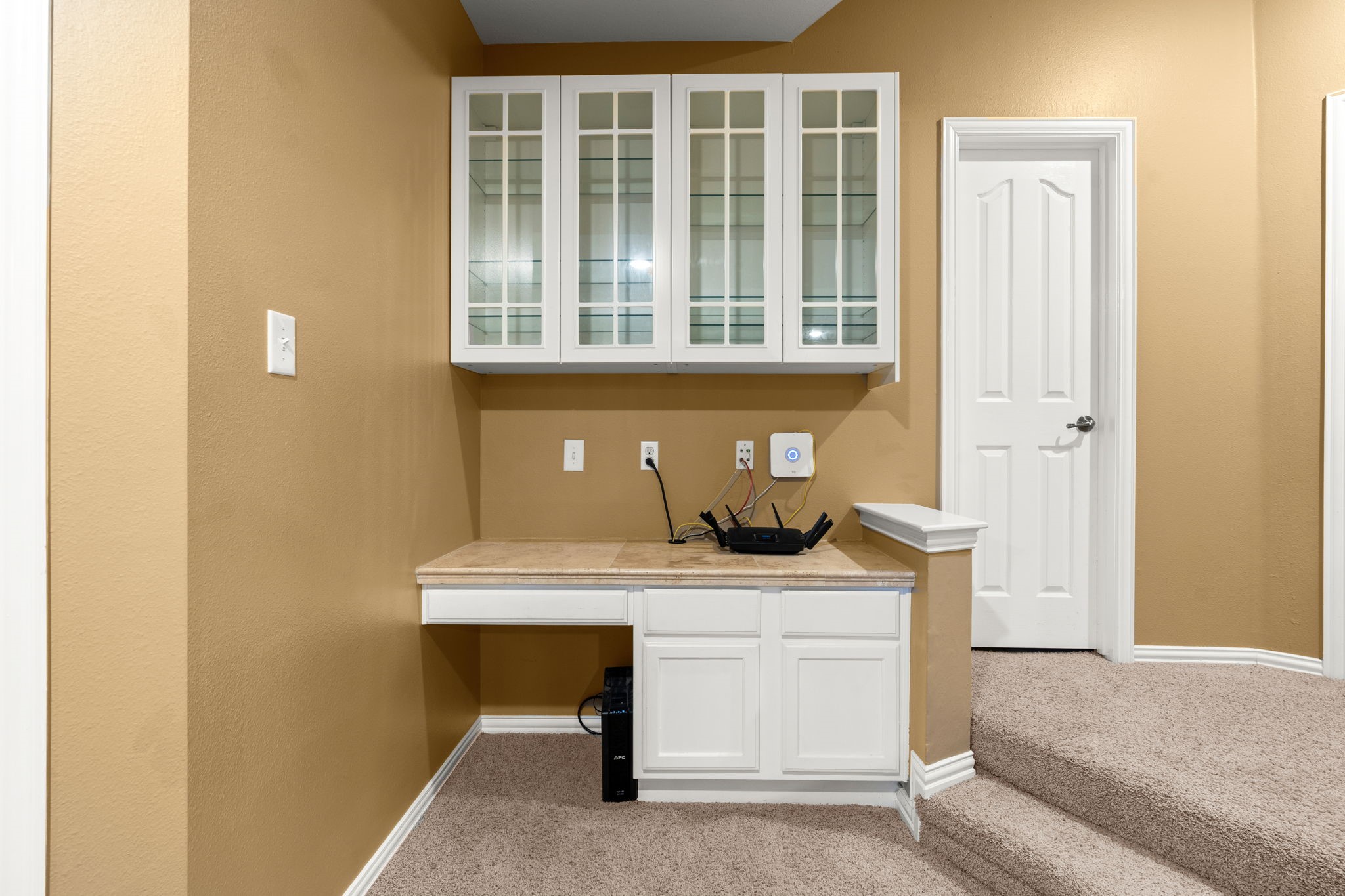 13258 Overlook Court Conroe, TX 77302 - Photo 33 of 49 Desk nook upstairs with storage above for study area.