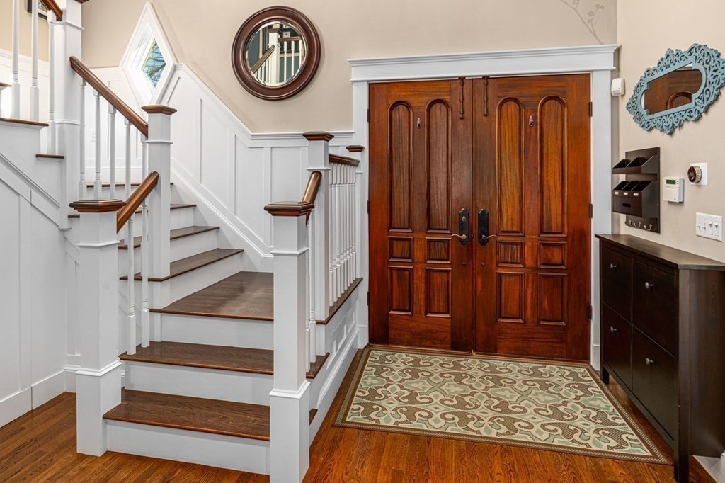 3 Cricket Circle Scituate, MA 02066 - Photo 17 of 42 a view of entryway with wooden floor