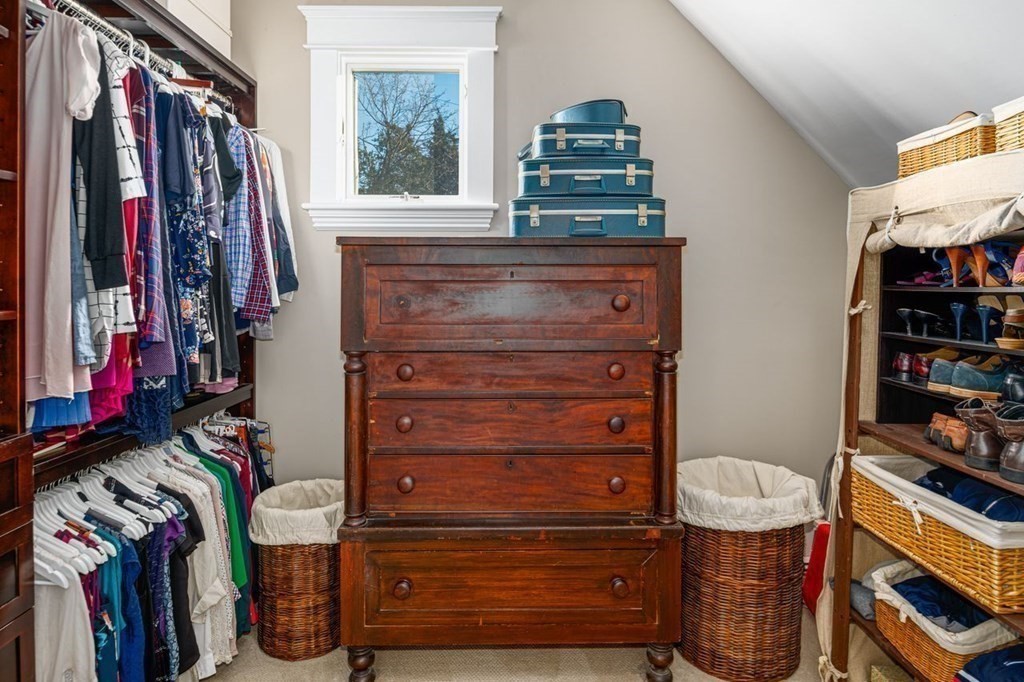 3 Cricket Circle Scituate, MA 02066 - Photo 22 of 42 a view of walk in closet with clothes and shoes