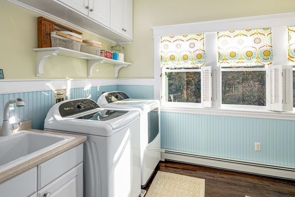 3 Cricket Circle Scituate, MA 02066 - Photo 28 of 42 a view of utility room with washer and dryer