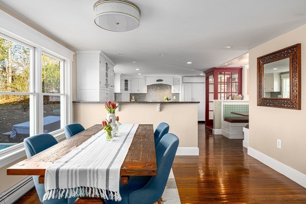 3 Cricket Circle Scituate, MA 02066 - Photo 5 of 42 a dining room with furniture and wooden floor