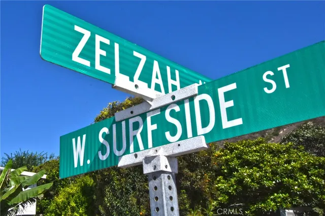 a view of a street sign