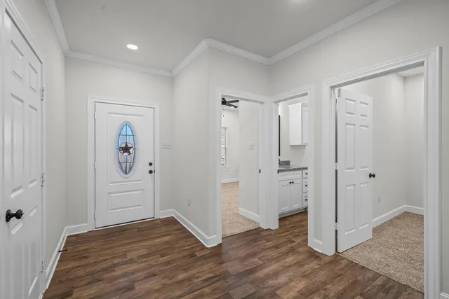 wooden floor in an empty room
