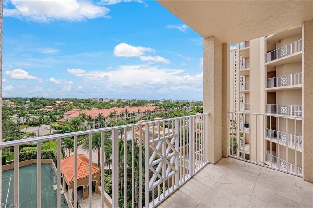 6597 Nicholas Boulevard, Unit 705 Naples, FL 34108 - Photo 28 of 34 a view of a balcony with an outdoor space