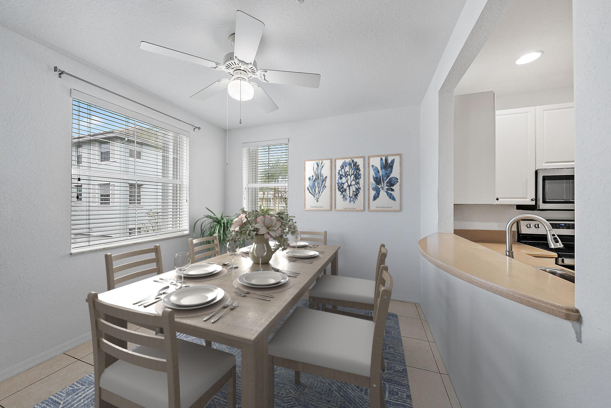 4237 East Main Street Jupiter, FL 33458 - Photo 7 of 21 a view of a dining room with furniture window and wooden floor