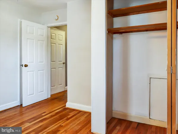 a room with closet