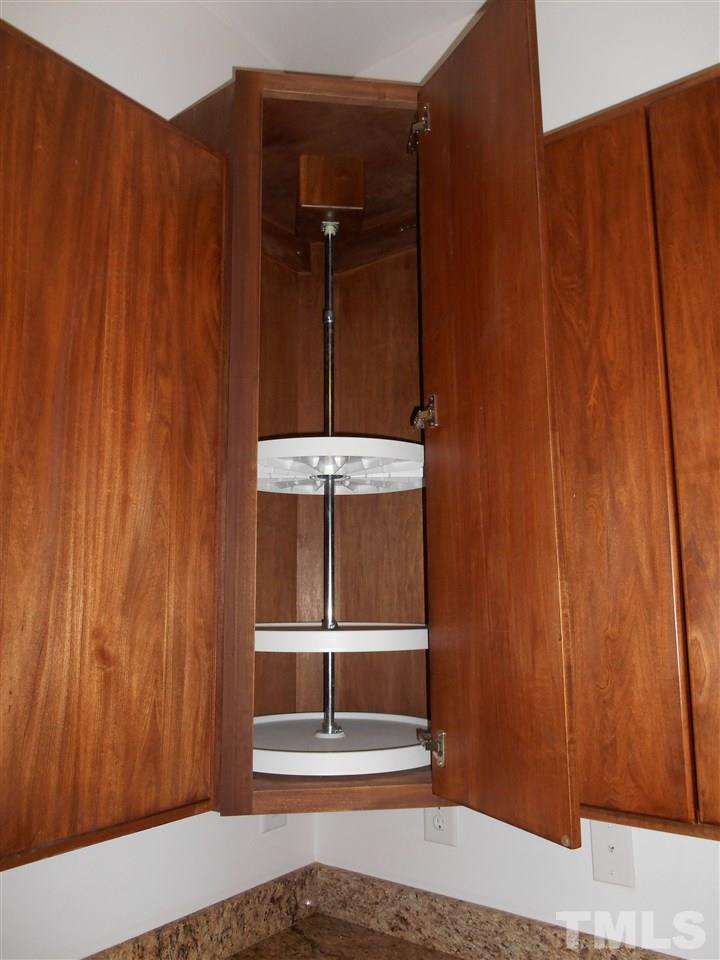 515 Euclid Street Raleigh, NC 27604 - Photo 6 of 24 Two extra large lazy Susan uses corner space and keeps condiments, etc close at hand