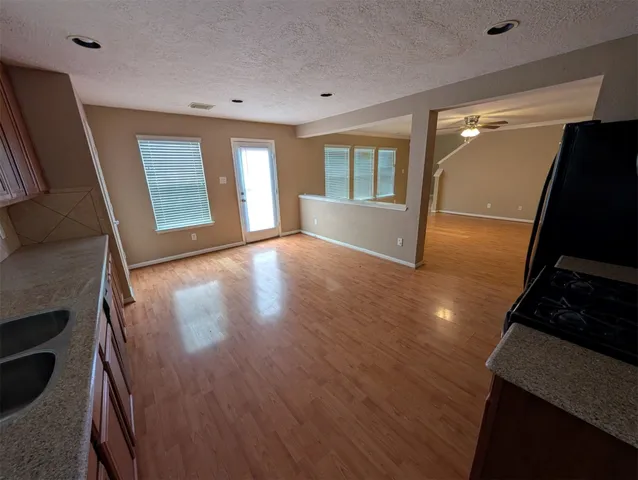 a view of livingroom with hardwood floor and window