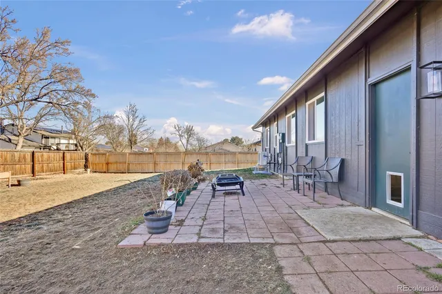 a view of a house with a patio
