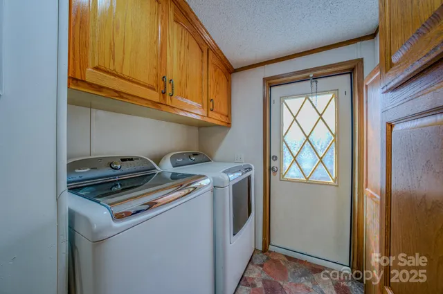 a room with storage and utility