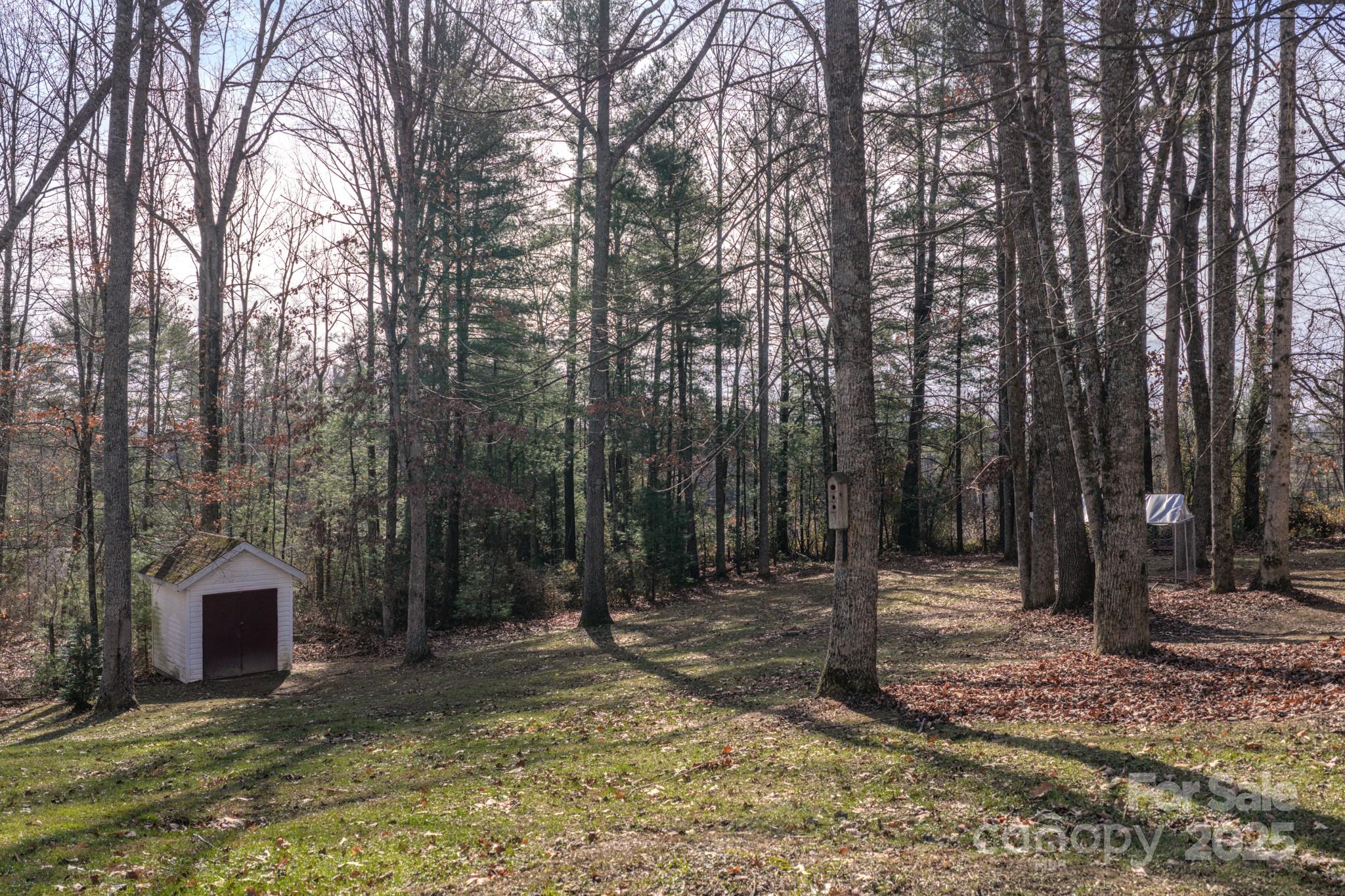 319 Sunrise Ridge Drive, Unit 19 Hendersonville, NC 28792 - Photo 21 of 30 a view of a house with trees in the background