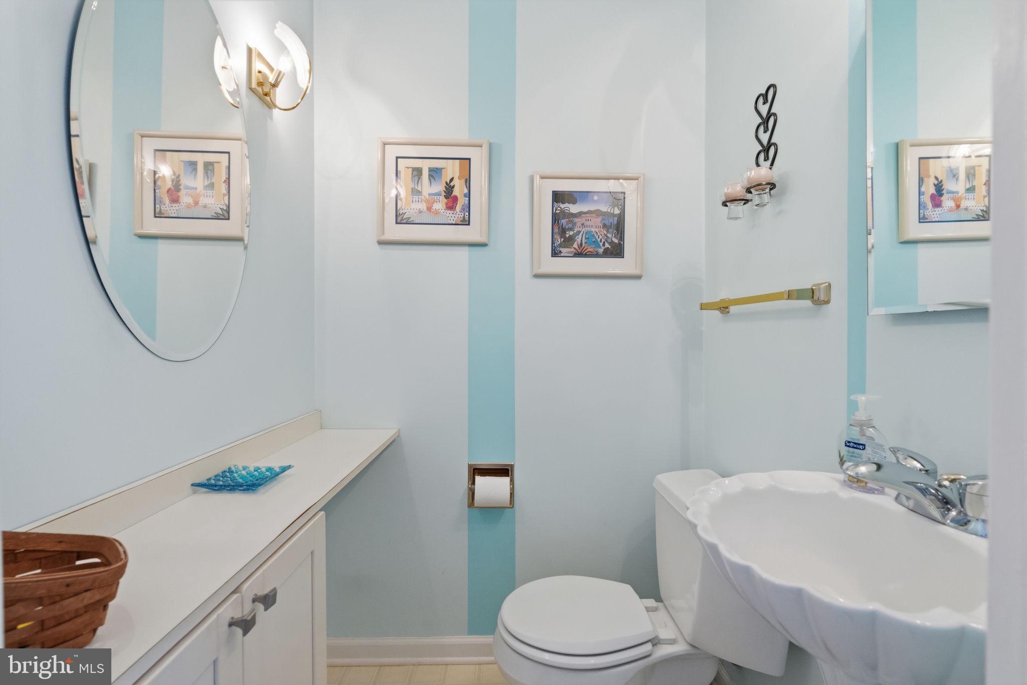81 Cherokee Road Doylestown, PA 18901 - Photo 16 of 43 a bathroom with a sink mirror and toilet