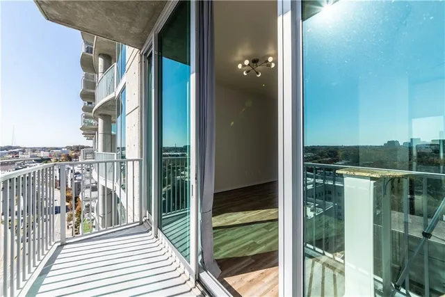 a view of balcony and deck