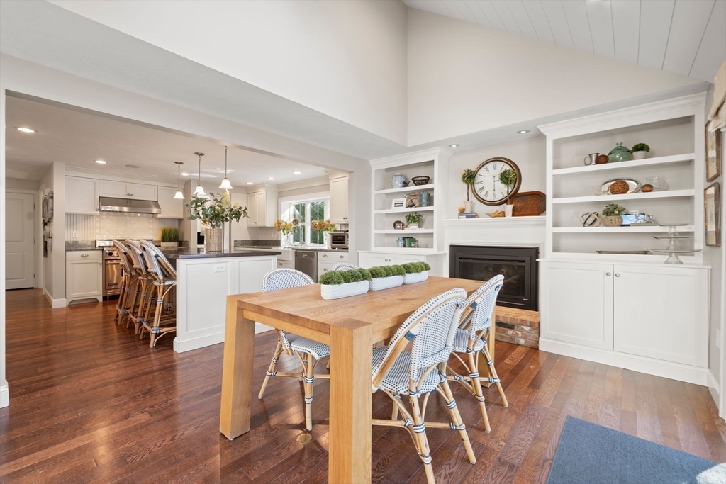 20 Island Creek Road Duxbury, MA 02332 - Photo 11 of 42 a view of a dining room with furniture and wooden floor