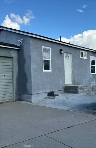 a side view of a house