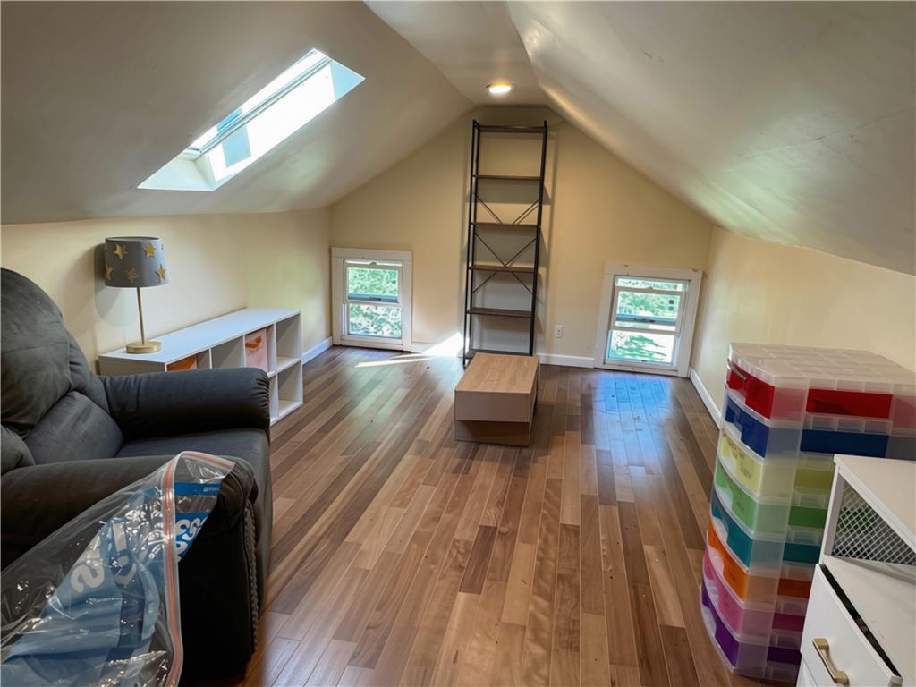 108 Effort Neola Road Effort, PA 18330 - Photo 20 of 31 A well-lit attic space offers rich wood flooring and a skylight for abundant natural illumination.
