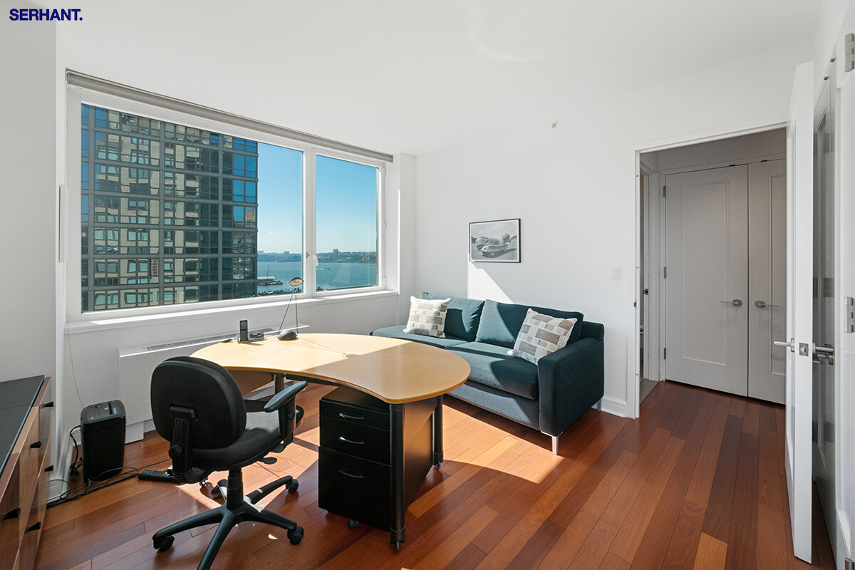 100 Riverside Boulevard, Unit 25D Manhattan, NY 10069 - Photo 6 of 21 a view of a dining room with furniture and wooden floor