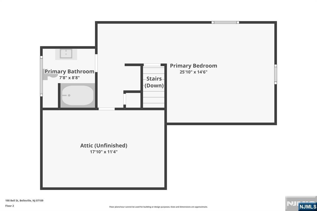 190 Bell Street Belleville, NJ 07109 - Photo 20 of 21 a picture of a wall with a white wall