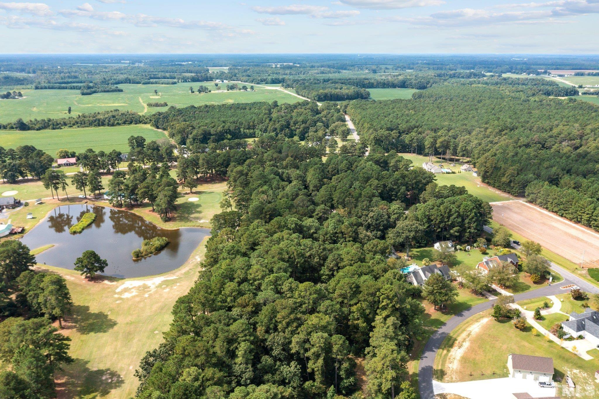 84 Golf Course Drive Pinetops, NC 27864 - Photo 19 of 38 a view of a lake with a city