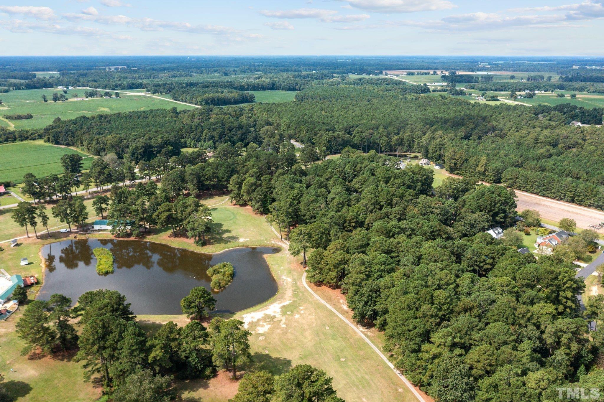 84 Golf Course Drive Pinetops, NC 27864 - Photo 21 of 38 an aerial view of residential house with outdoor space