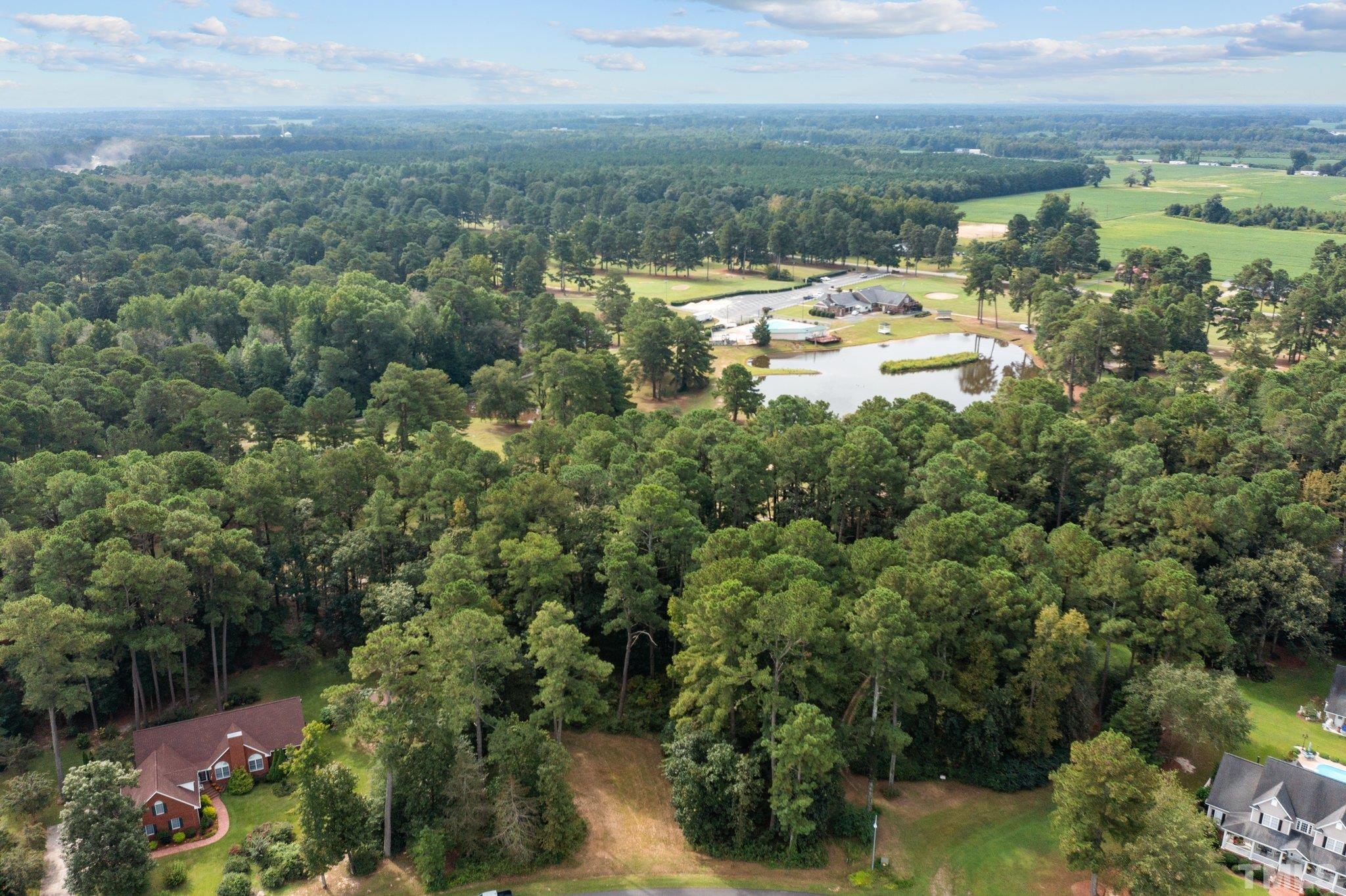 84 Golf Course Drive Pinetops, NC 27864 - Photo 4 of 38 a view of a lake with a city