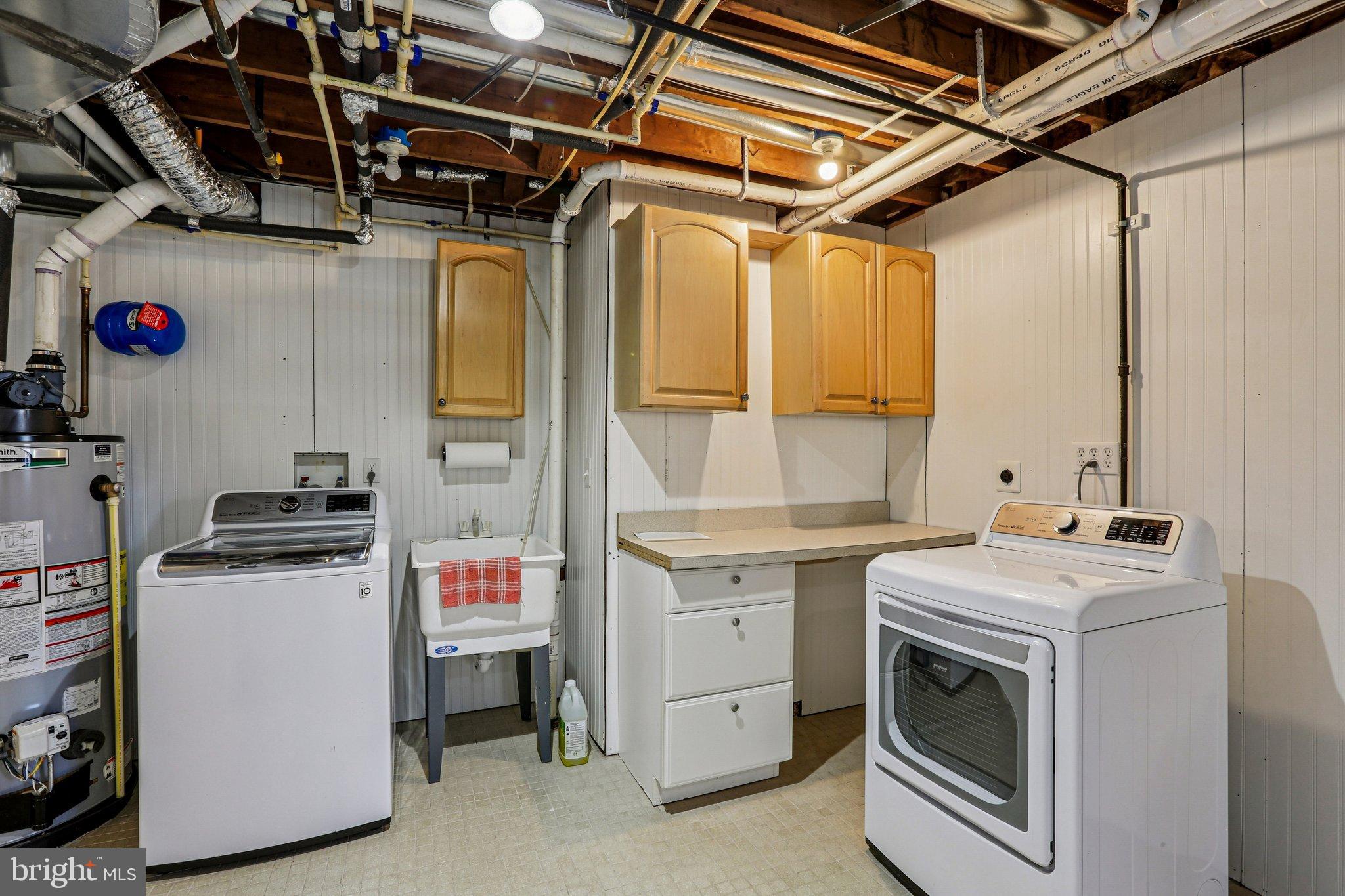 306 Christy Road Pasadena, MD 21122 - Photo 30 of 58 a utility room with dryer and washer