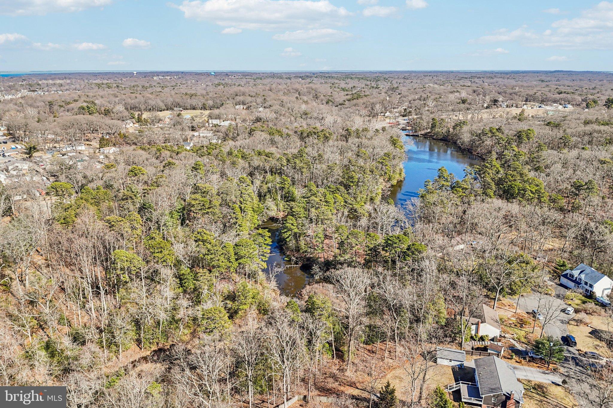 306 Christy Road Pasadena, MD 21122 - Photo 53 of 58 Serene river winding through lush woodlands.