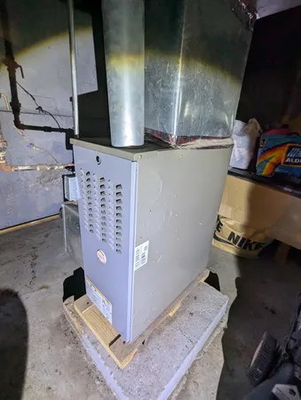 a view of water heater room