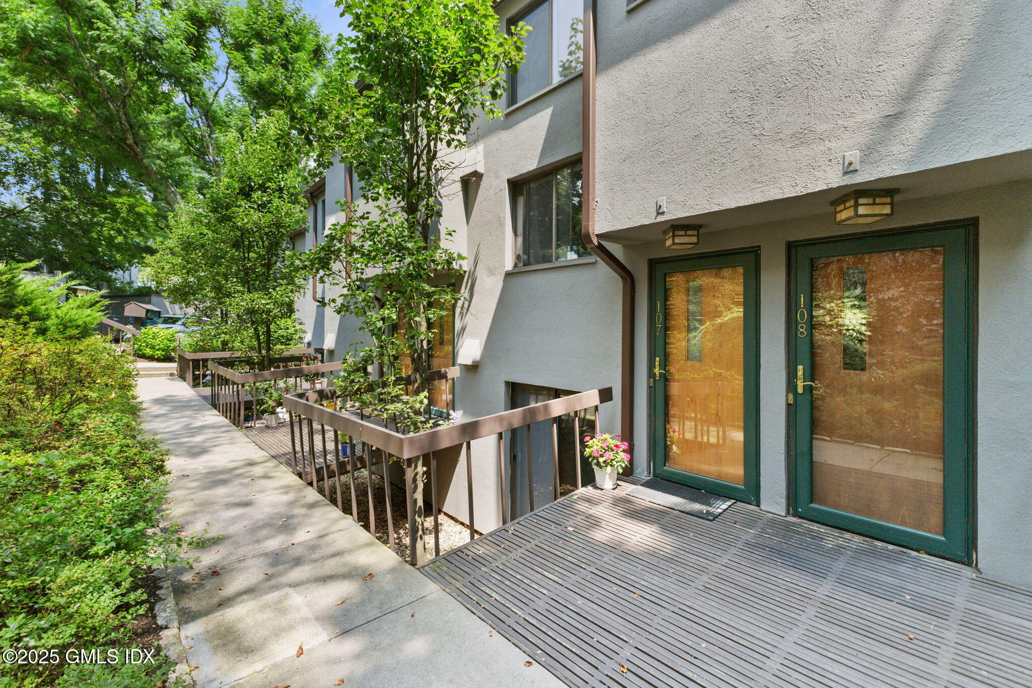 a view of a house with a porch