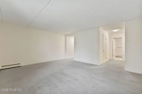an empty room with an entryway