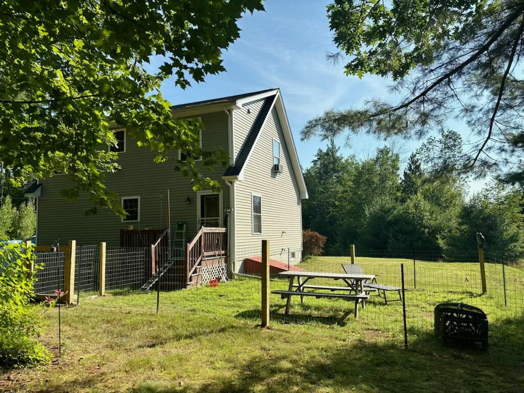 22 Poplar Hill Road Lebanon, ME 04027 - Photo 32 of 38 Fenced-In Yard in Spring